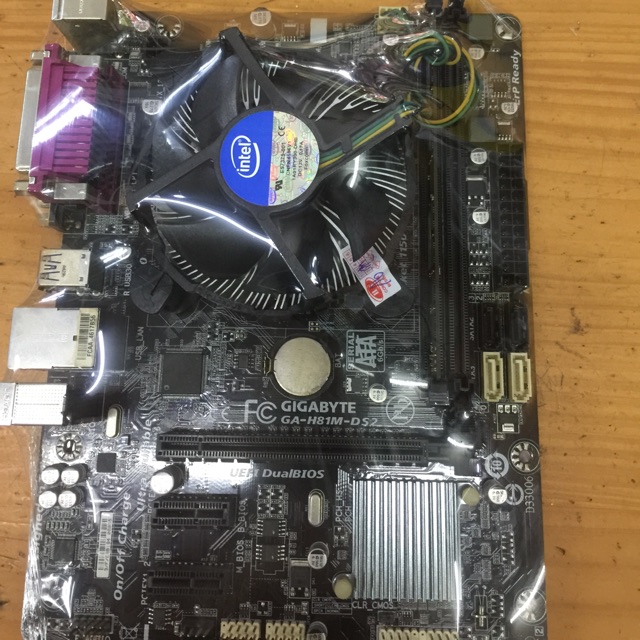 [Mã 1911ELSALE hoàn 7% đơn 300K] Combo main giga h81+ i3-4150/4130+ fan zin+ ram 8g