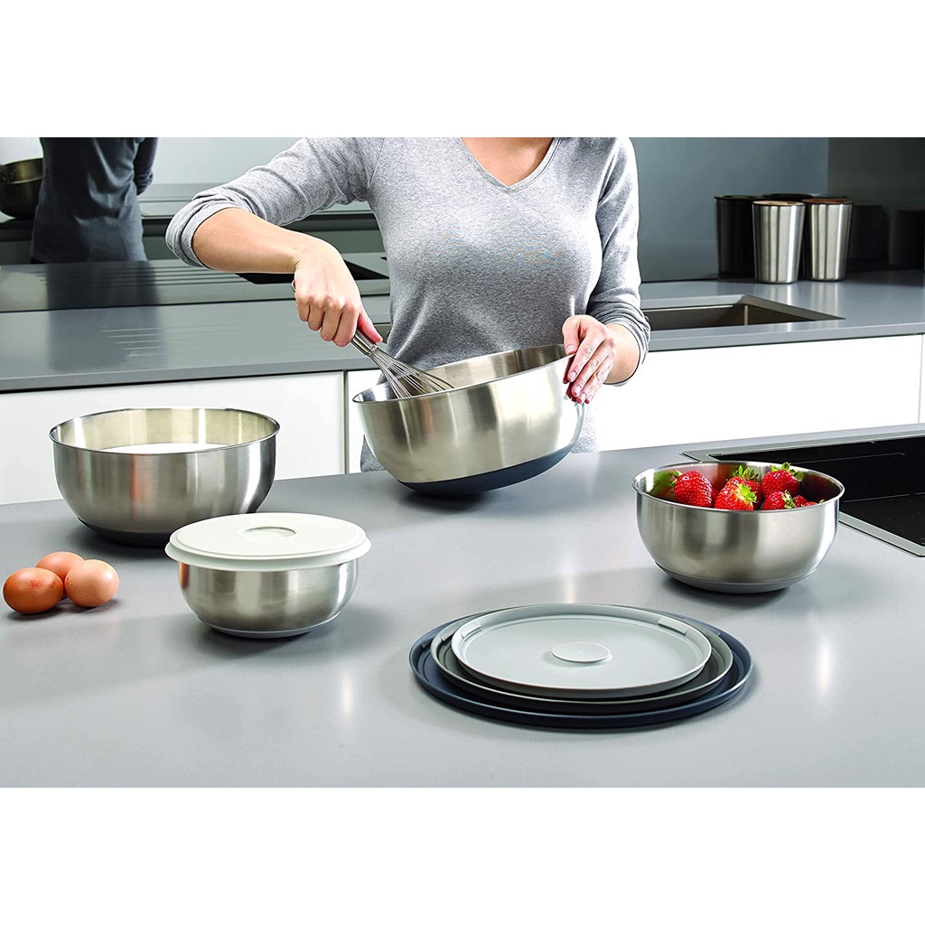 Set 4 âu kèm nắp inox Joseph Joseph 95025 Nest