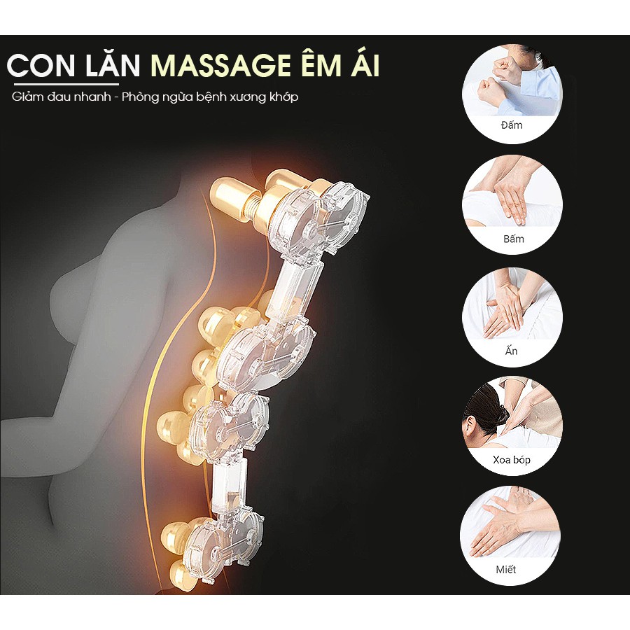 Ghế Massage Toàn Thân QueenCrown QC V9 - Sở hữu công nghệ massage chuyên sâu