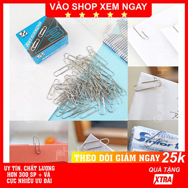 Combo 200 kẹp giấy C32  FREESHIP  Có video thật  Combo 200 kẹp giấy C32 loại tốt giá rẻ - Phát Huy Hoàng