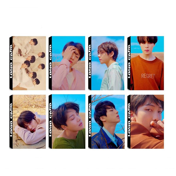 Lomo BTS tear card ảnh nhóm bộ ảnh hộp 30 ảnh thẻ hình nhóm nhạc idol hàn quốc