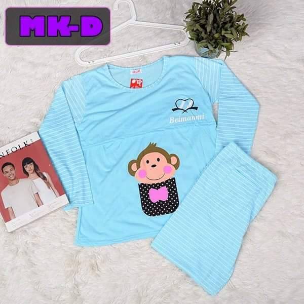 [Xả Kho] Bộ Đồ Bầu  Và Sau Sinh Hình Khỉ - 100% Cotton