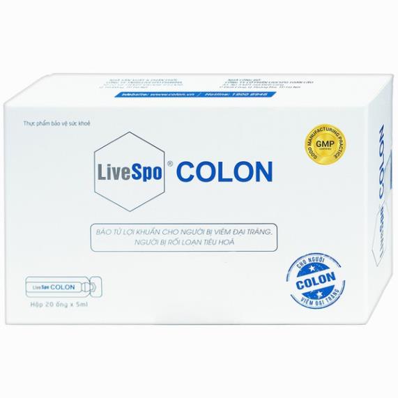 [GIÁ GỐC] Livespo Colon giúp cân bằng hệ vi sinh đường ruột cho bé - Hộp 20 ống