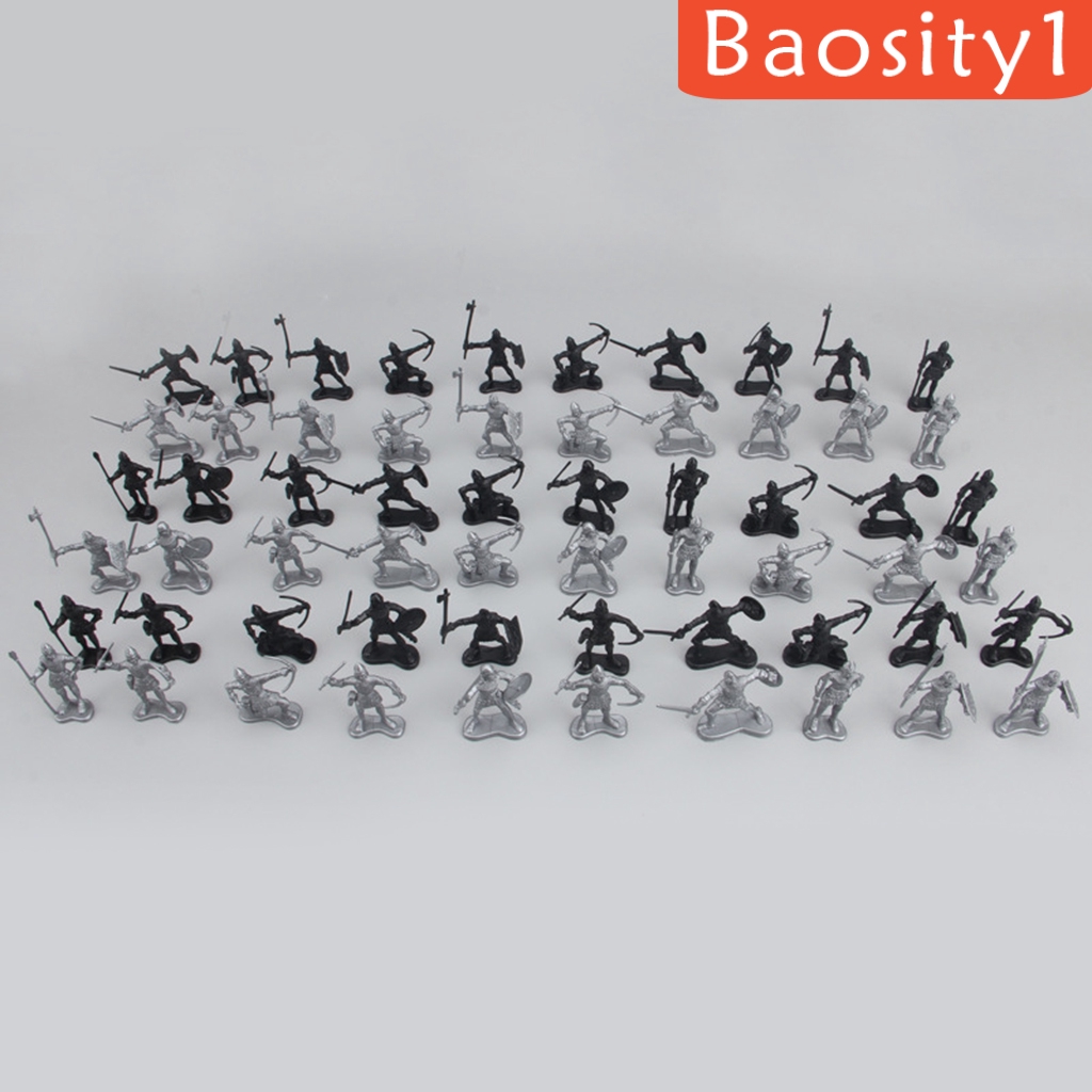 60 Đồ chơi mô hình nhân vật chiến binh trung cổ 1