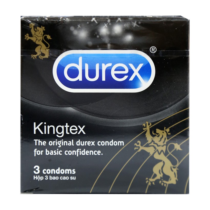 ✅ [CHÍNH HÃNG] Bao cao su Durex Kingtex (3 cái/hộp)