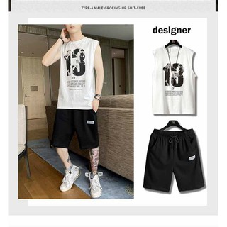 Set quần áo nam thể thao không tay Clothing | Bộ thể thao Nam thoải mái năng động thoải mái [Hot Trend 2021]