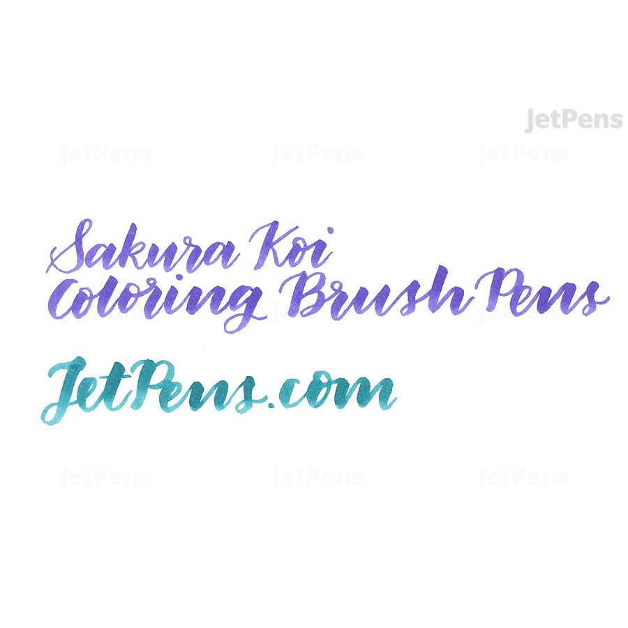 Bút lông đầu cọ viết calligraphy Sakura Koi Coloring Brush Pen – Màu nâu đậm (Dark Brown)