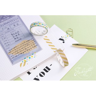 Set hình dán Washi tape 4 cuộn WS002