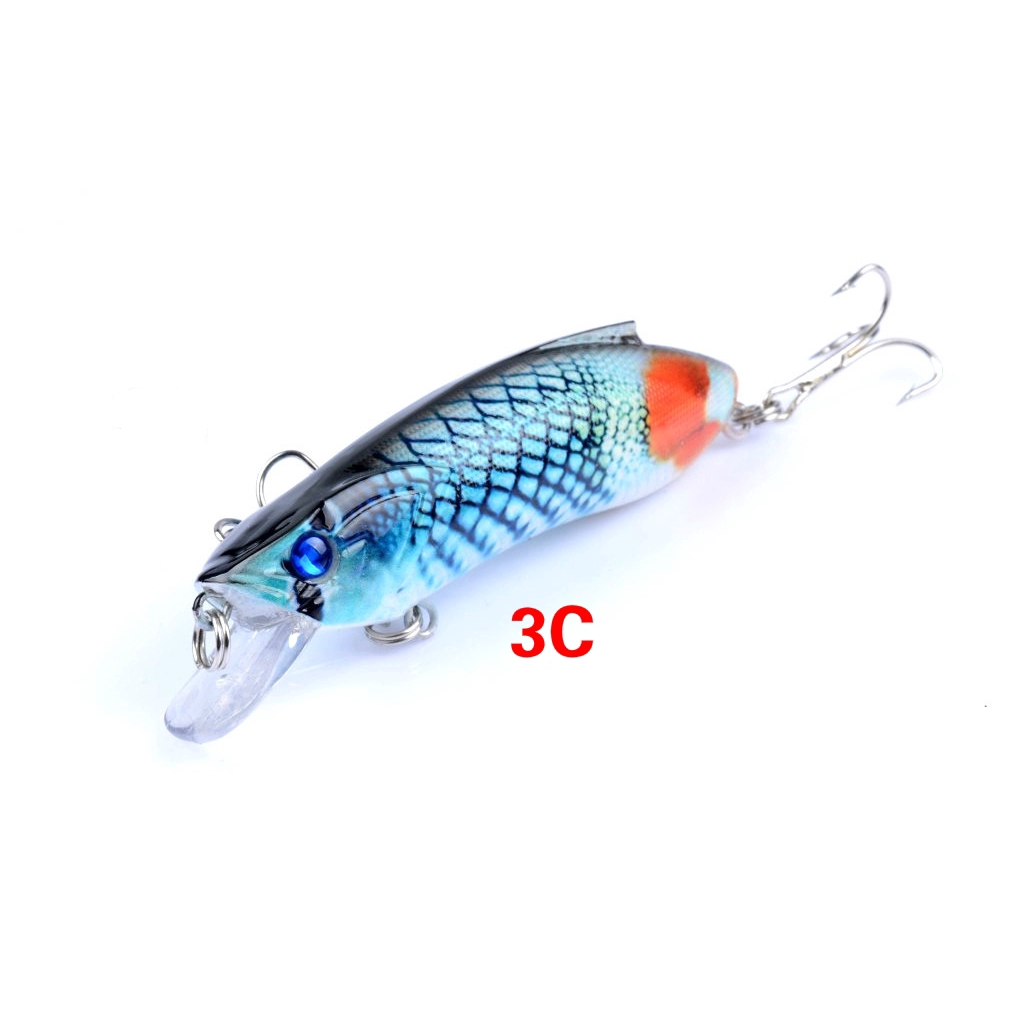 6 Mồi Câu Cá Giả 8cm/14.5g