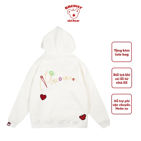 Áo Hoodie Uncover Buttons