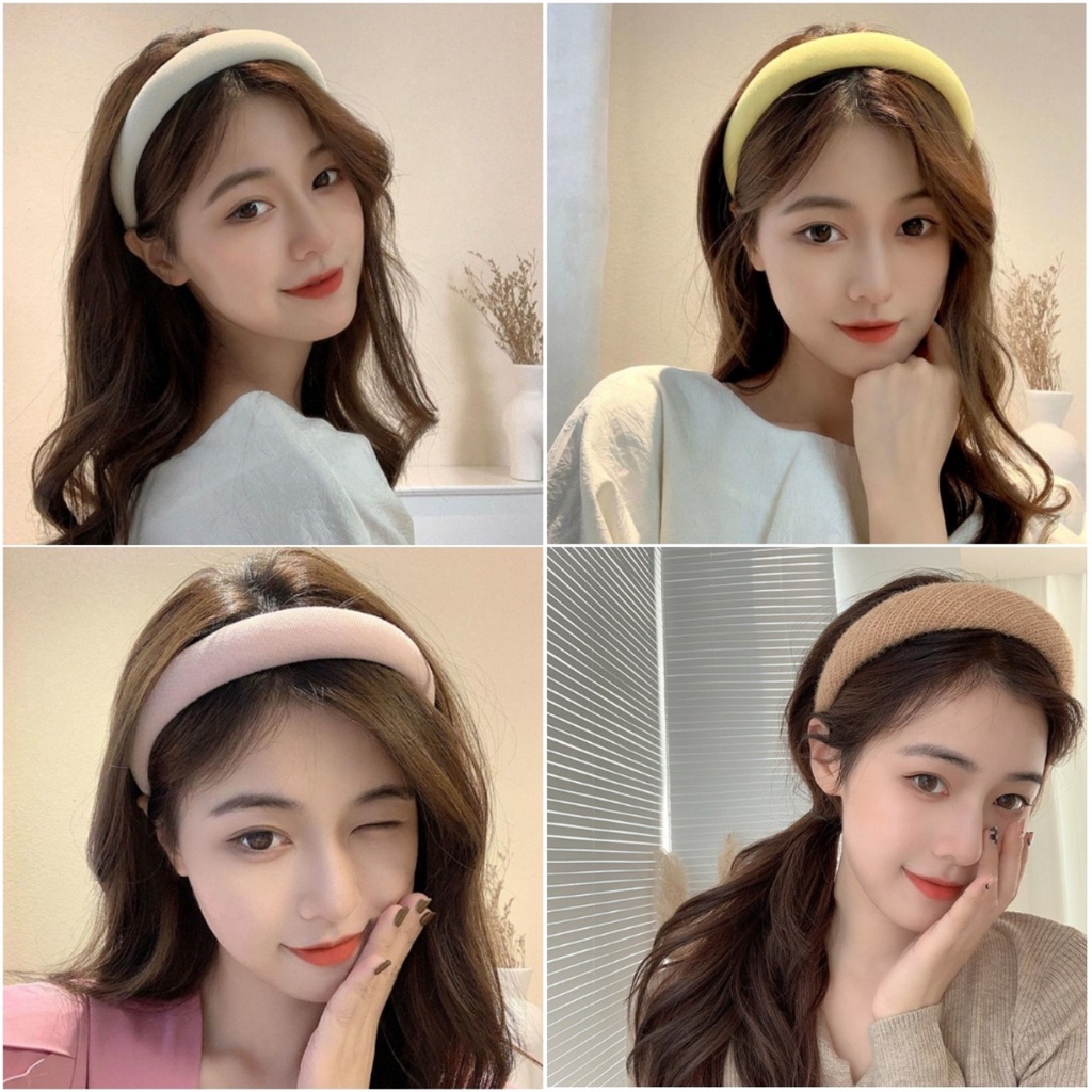 📛 RẺ VÔ ĐỊCH 📛 BỜM TẤM HỌA TIẾT NÂU SỮA XINH XẮN CHO NỮ