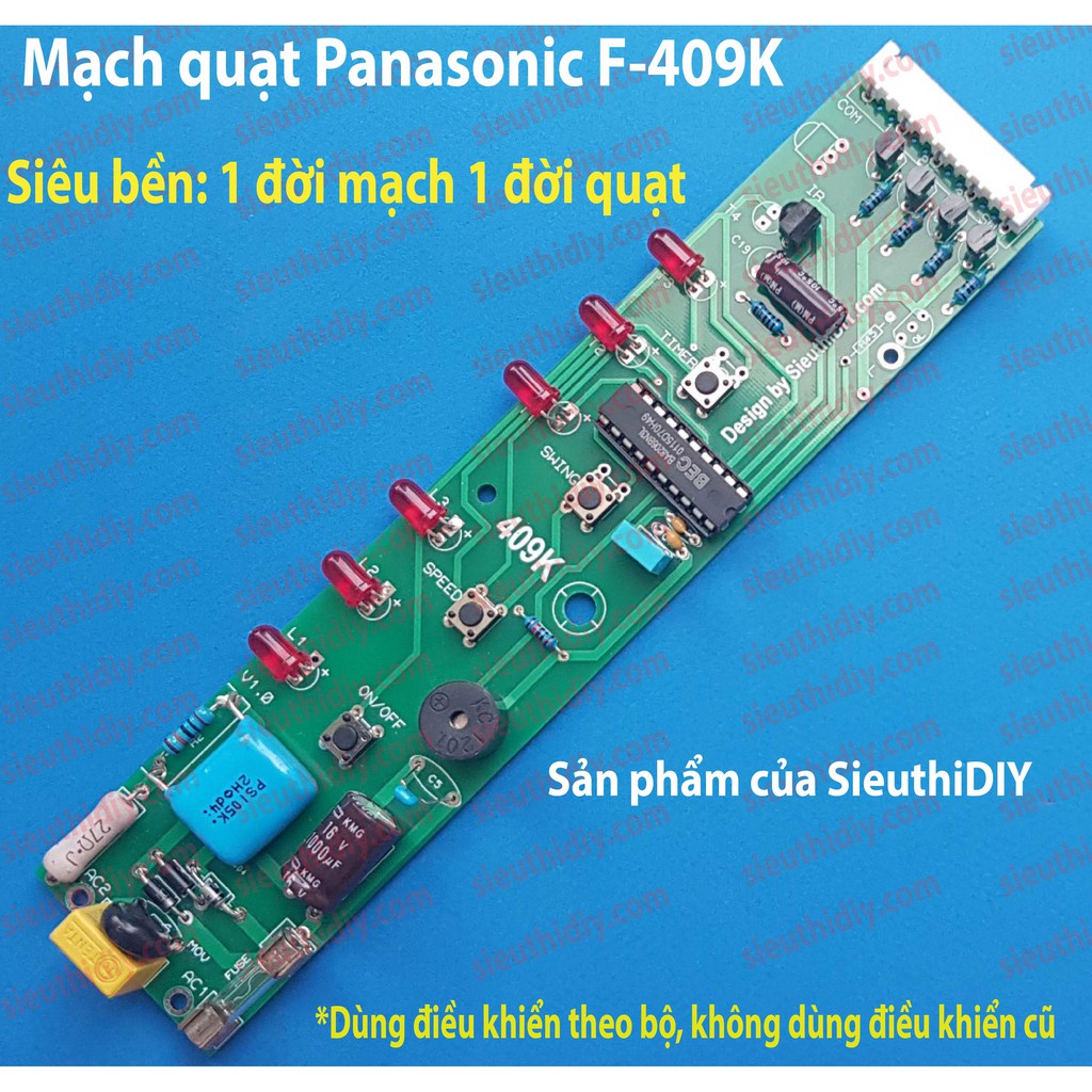 Mạch quạt Panasonic F-409K sản xuất bởi SieuthiDIY