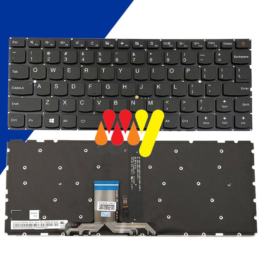 Bàn Phím Laptop Lenovo 710-13 710s-13 710-13IKB 510-13IKB 710-13ISK 710S-13IKB 710S-13ISK (nút nguồn/LED)
