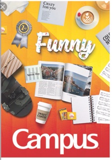 Vở kẻ ngang campus gift 200tr - Mua 5 tặng 1 bút xoá
