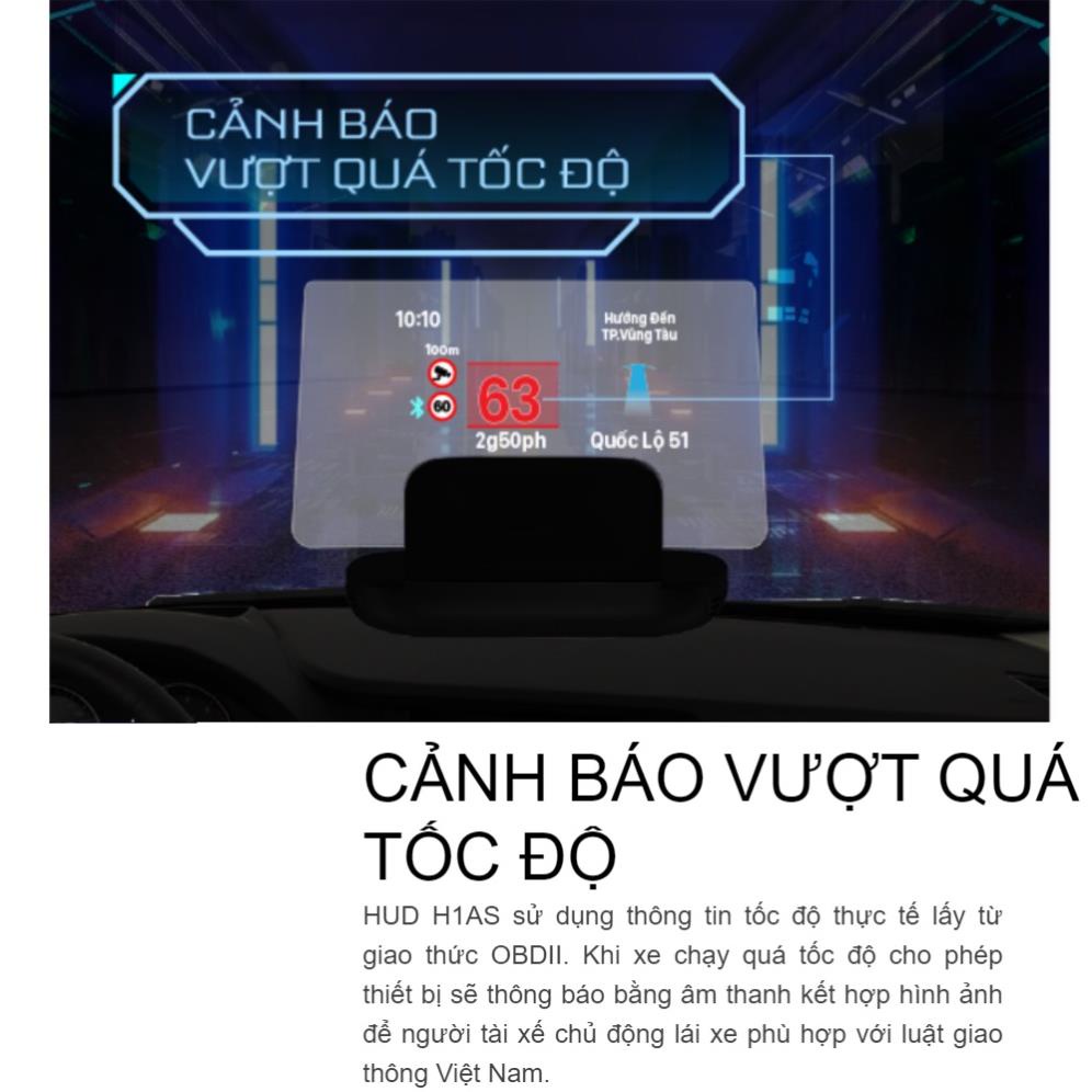 Màn hình hiển thị thông minh Vietmap HUD H1AS - H1N - H1X