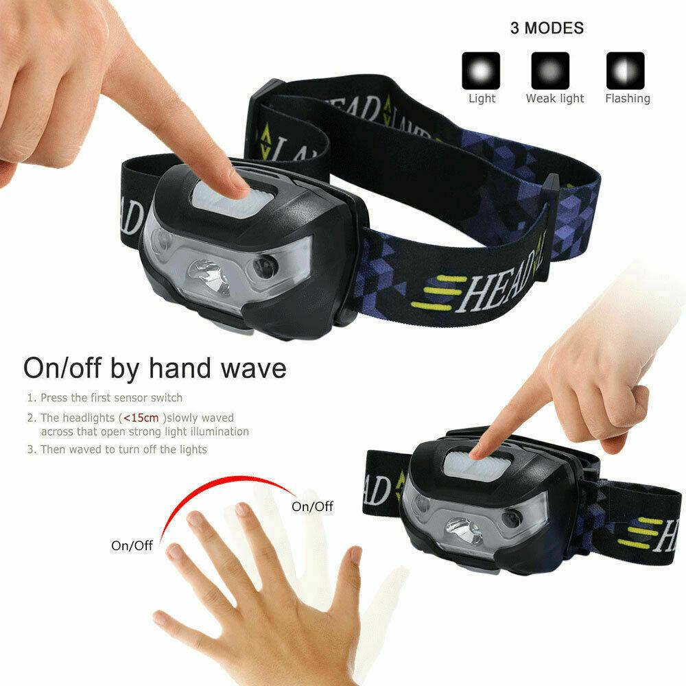 Đèn Đeo Trán Sạc Cổng USB Dùng Cắm Trại Ngoài Trời