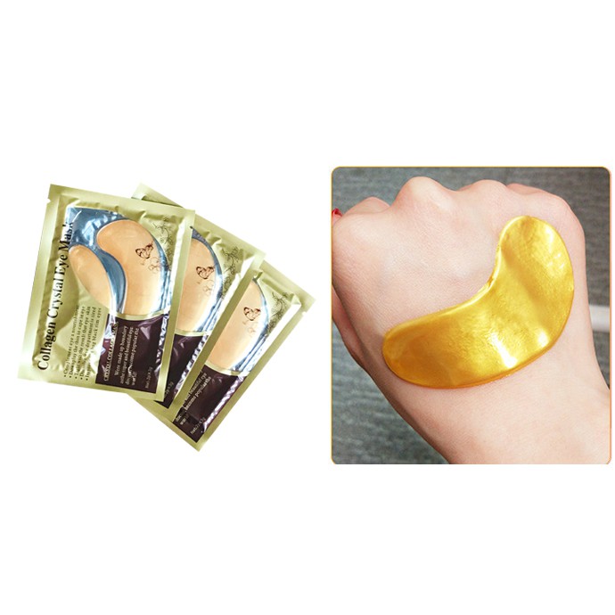 Mặt nạ mắt collagen Vàng dưỡng ẩm giảm thâm bọng mắt và vùng thâm dịu nhẹ công nghệ Hàn Quốc | Thế Giới Skin Care
