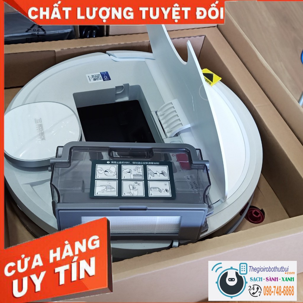 Robot Hút Bụi Lau Nhà Deebot Ecovacs DN33 (Ozmo 900) Chính Hãng, Hàng Trưng bày, [ App Tiếng ViệT ]