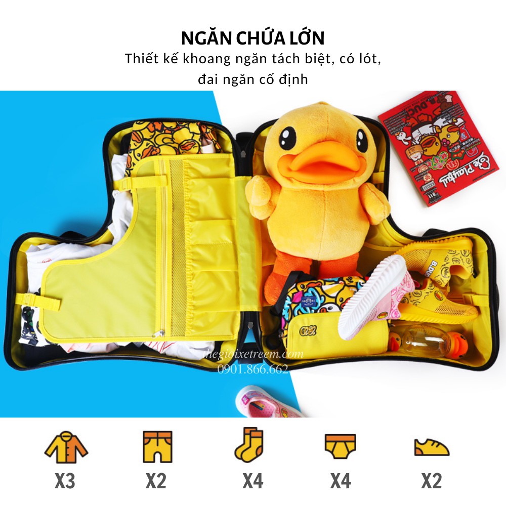 Vali cho bé hình vịt bản quyền BDuck 8180A