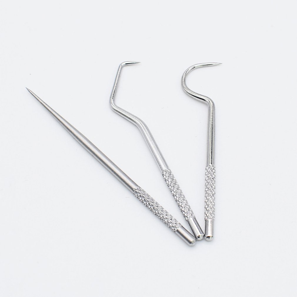 Set 3 Tăm Xỉa Răng Bằng Thép Không Gỉ Sử Dụng Nhiều Lần