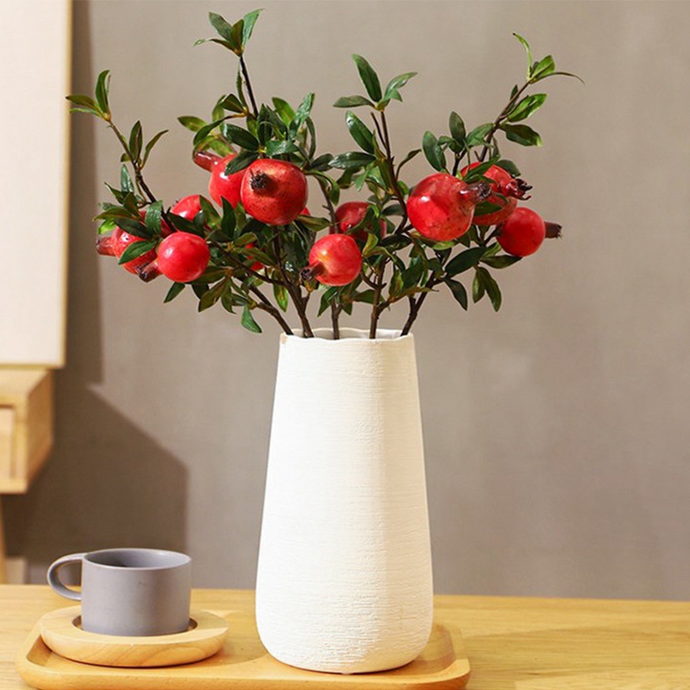 Epoch Nhánh 2 Nhánh Hoa Lựu Giả Nhiều Màu Dùng Trang Trí Nhà Cửa / Tiệc Tùng