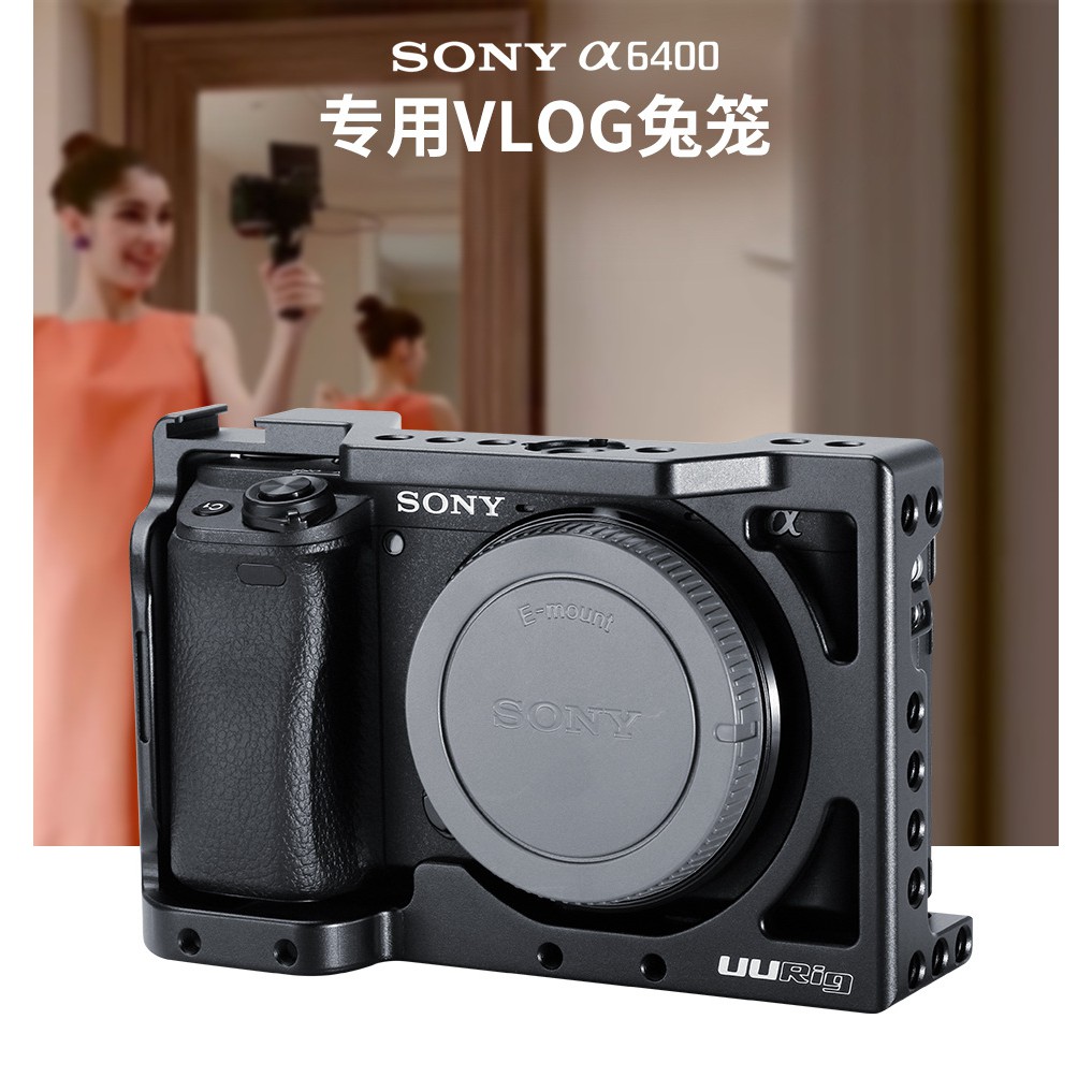 Uurig Cage Sony Alpha A6400 A6300 A6000 - Khung bảo vệ máy