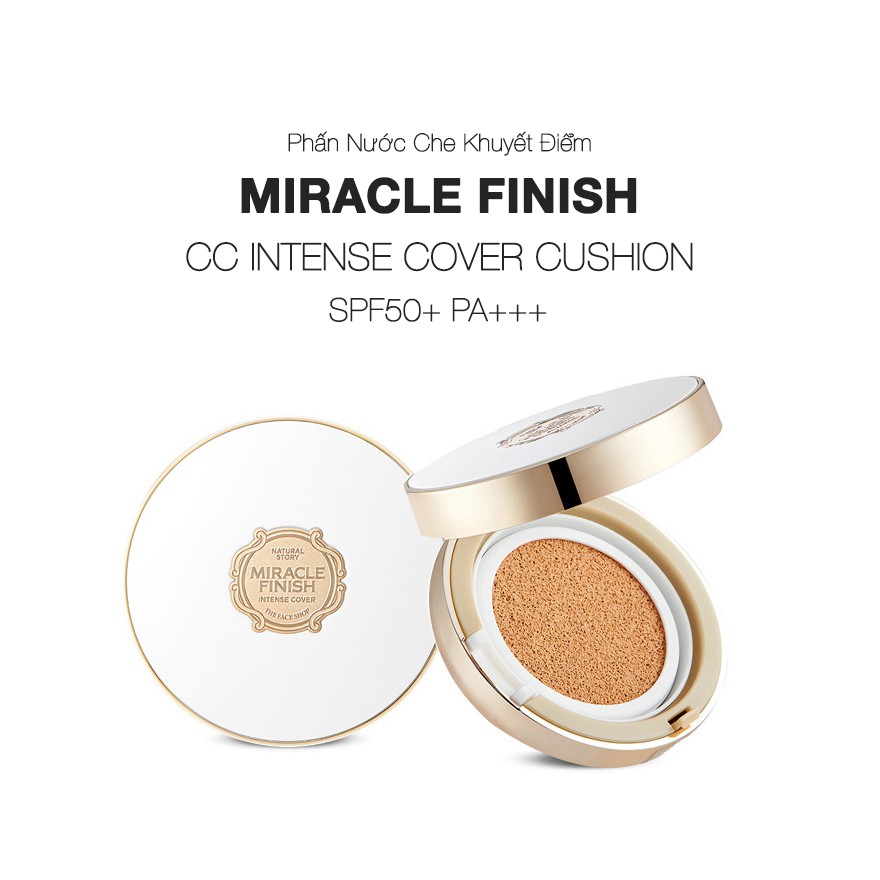 Phấn nước CC Intense Cover Cushion Full Coverage Brightening SPF50+ 15g