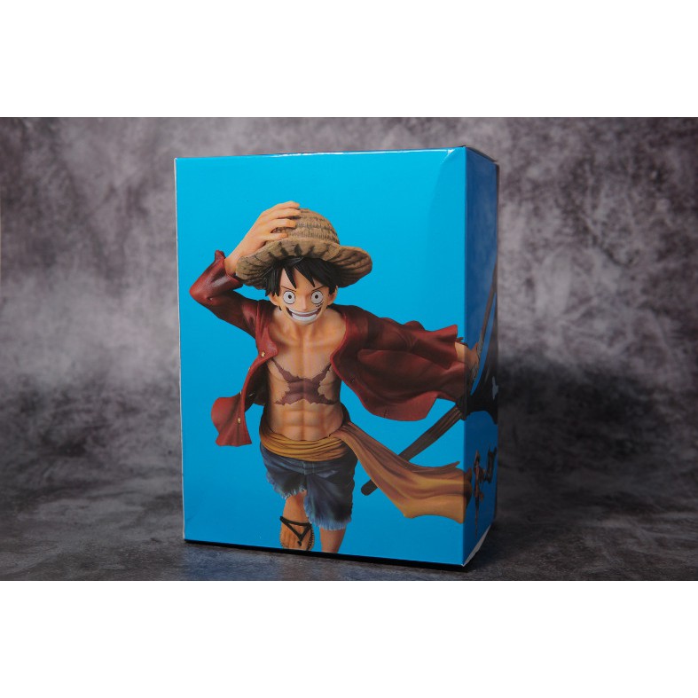 Mô hình Onepice 21cm - Figure Luffy cầm cờ