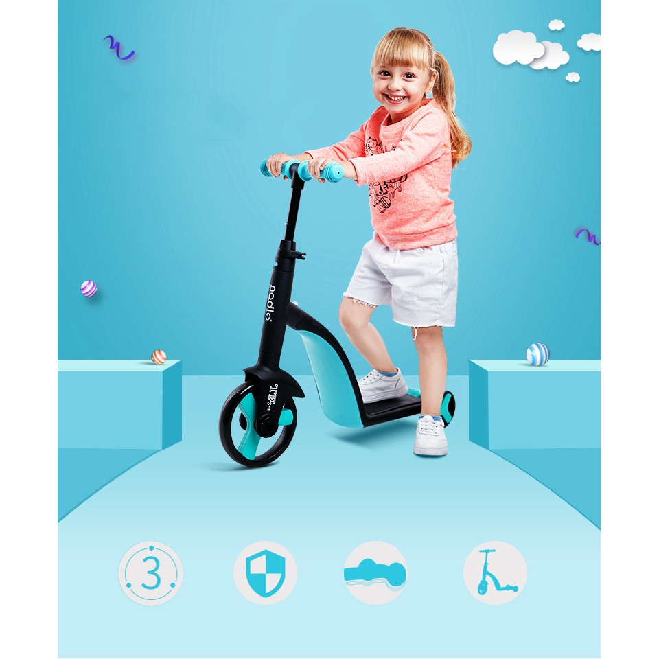 Siêu xe nadle joovy 3 trong 1 - Xe đa chức năng, xe đạp, xe scooter, xe chòi chân HÀNG NHẬP KHẨU CHÍNH HÃNG