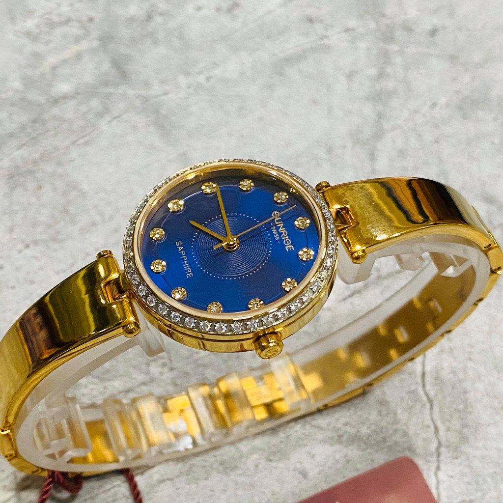 Đồng hồ Sunrise nữ chính hãng Nhật Bản L.9936.G.X - kính saphire chống trầy - bảo hà