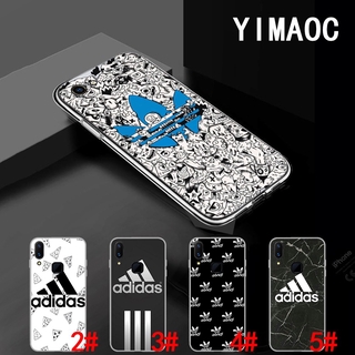 Ốp Lưng Tpu Mềm Trong Suốt In Hình Logo Adidas Thời Trang Cho Vivo Y17 Y53 Y55 Y69 Y71 Y81 Y93 Y91C V5 Lite Y66 Y67 1a