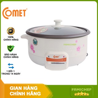 Nồi lẩu điện Comet CM7731 3,5 lít - Màu ngẫu nhiên