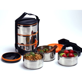 Cặp lồng cơm inox 3 tầng Lock&Lock LHC990 620ml -HÀNG CHÍNH HÃNG