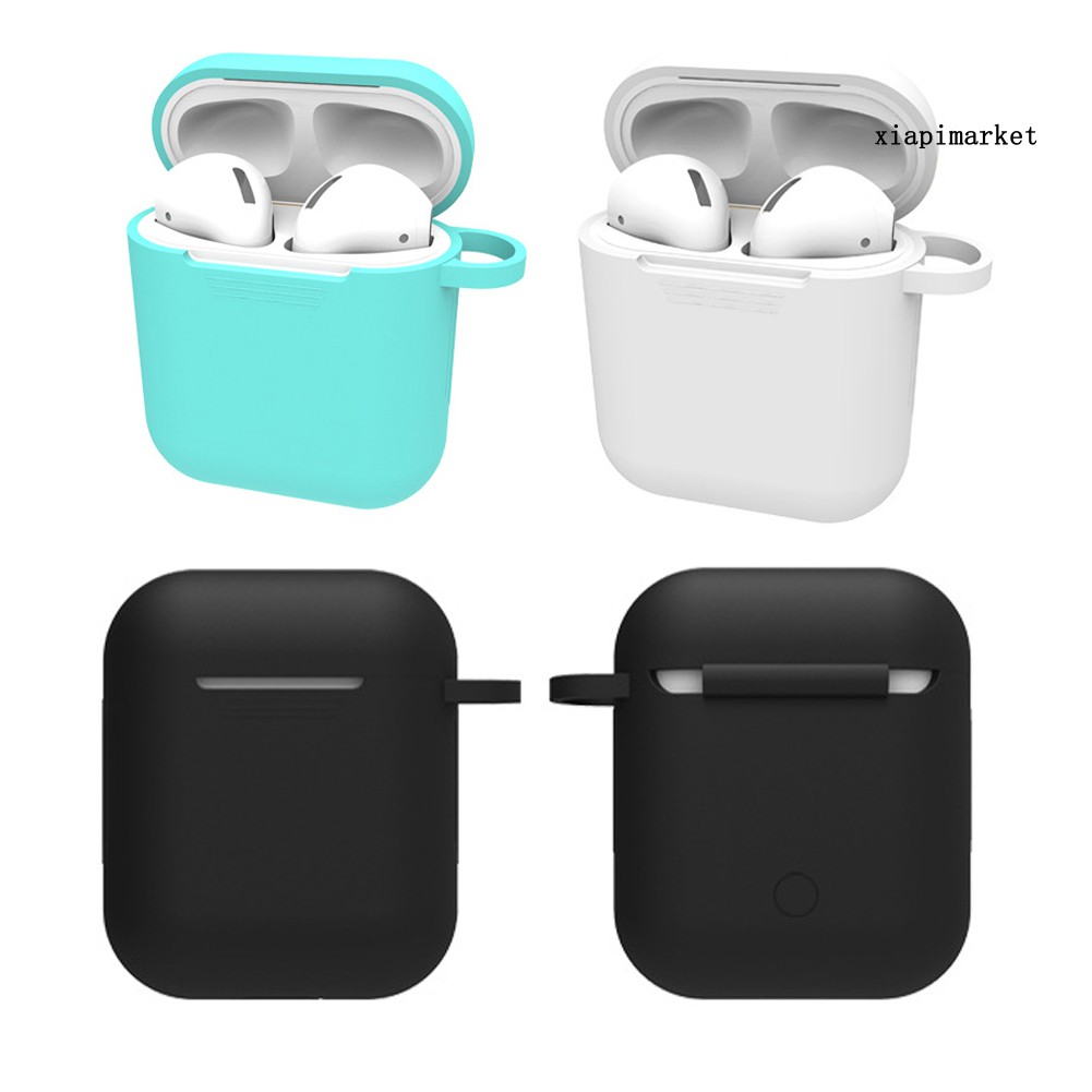 Vỏ Bảo Vệ Hộp Sạc Tai Nghe Airpods 1 / 2 Bằng Silicon Mềm Chống Trầy Xước Hình Chú Chim Dễ Thương