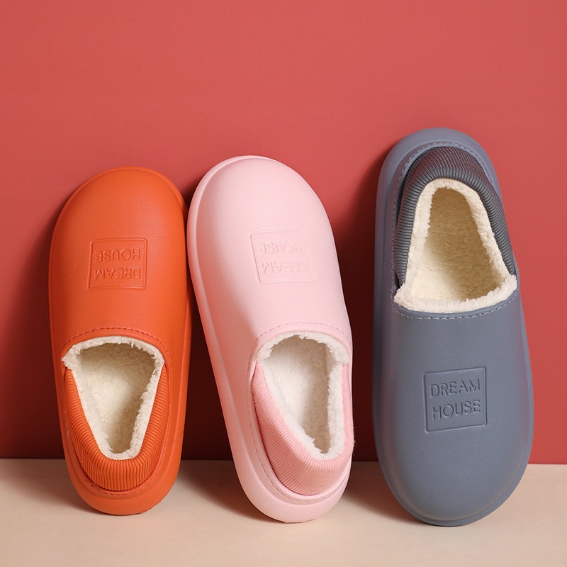 Dép Bông Nam Nữ Đi Trong Nhà Chống Nước Size 36-45