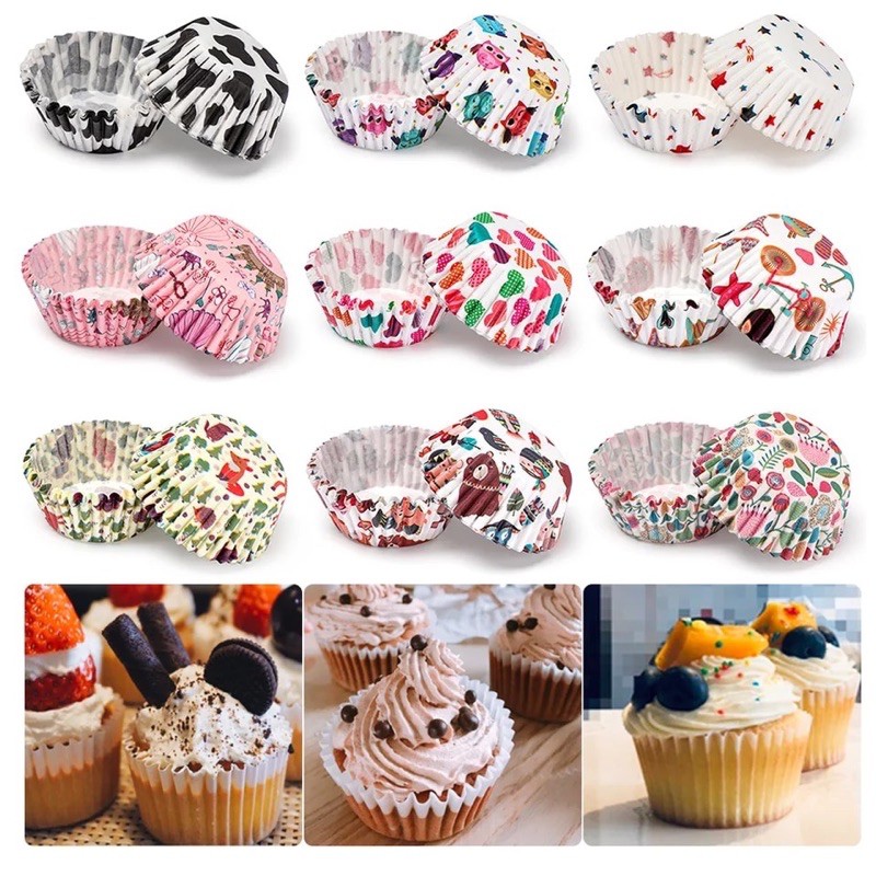 Cupcake giấy mềm (hộp 100c)