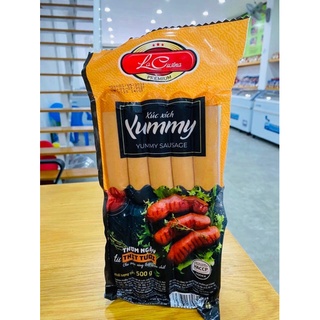Xúc xích yummy st lc 500g 10c