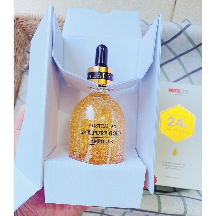 Serum Tinh Chất Vàng, Bạc Thera Lady Australian Ag Pure Silver,Gold Ampoule 100ml của Úc 24k (úc)
