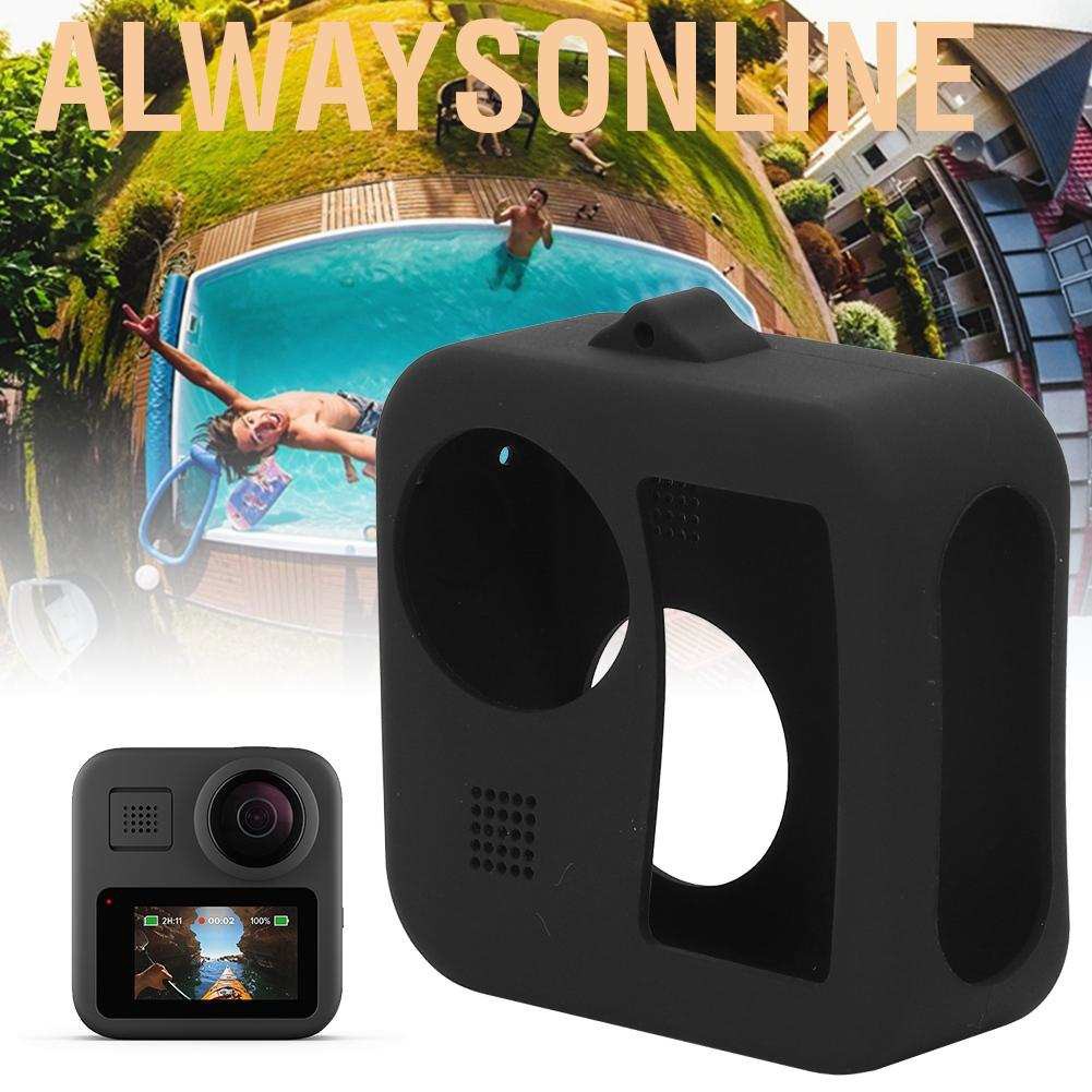 Alwaysonline TELESIN Shock‑Proof  Silicone Protective Shell Case for Gopro MAX Sport Camera