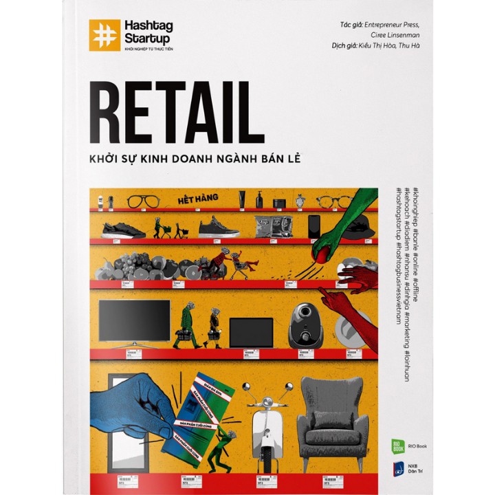 Sách - Hashtag #03: Retail - Khởi sự kinh doanh ngành bán lẻ