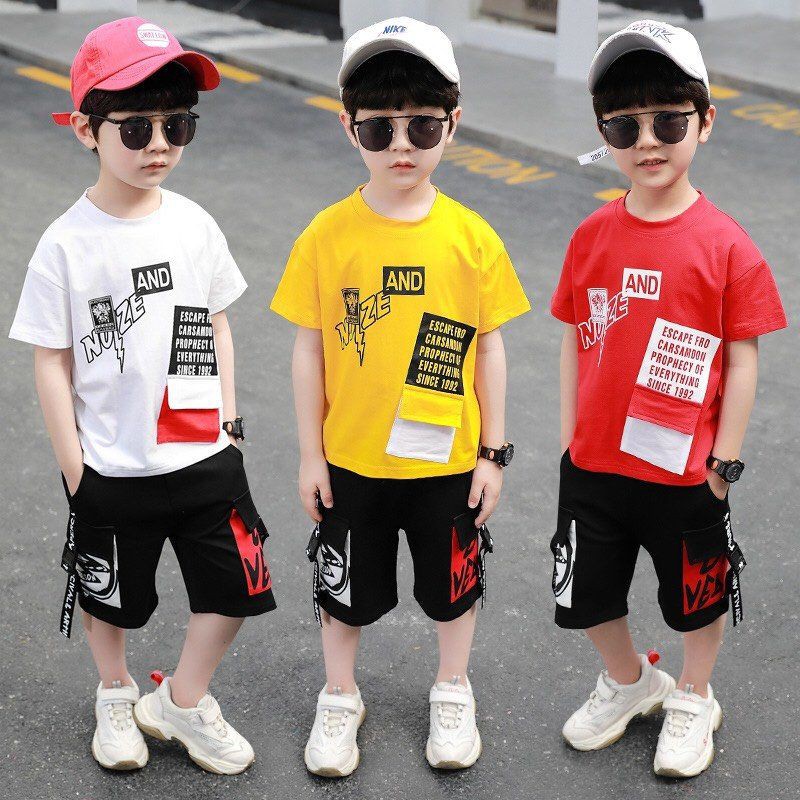 Bộ quần áo bé trai AND cotton cool ngầu