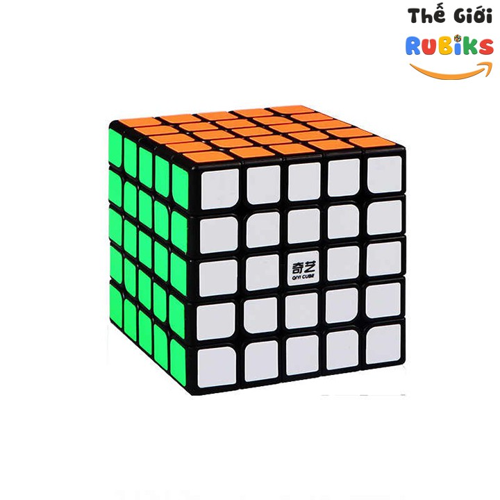 Hộp 4 Rubik QiYi 2x2 3x3 4x4 5x5 Đen Cao Cấp Đồ Chơi Thông Minh Tặng Kèm Cuốn Công thức QiYi CFOP Hướng Dẫn Giải Rubic
