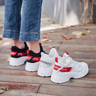Giày Thể Thao Gót Đỏ Yohji Yamamoto