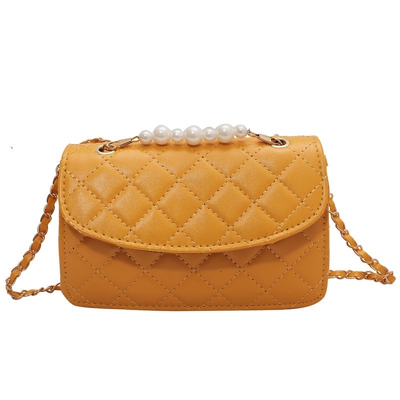 Túi Đeo Chéo Dáng Vuông Nhỏ Đính Ngọc Trai Thời Trang Mùa Hè 2022 NB00414