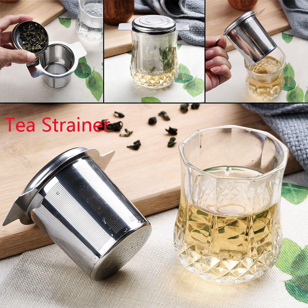 Dụng Cụ Lọc Trà Bằng Thép Không Gỉ Tái Sử Dụng Tiện Lợi