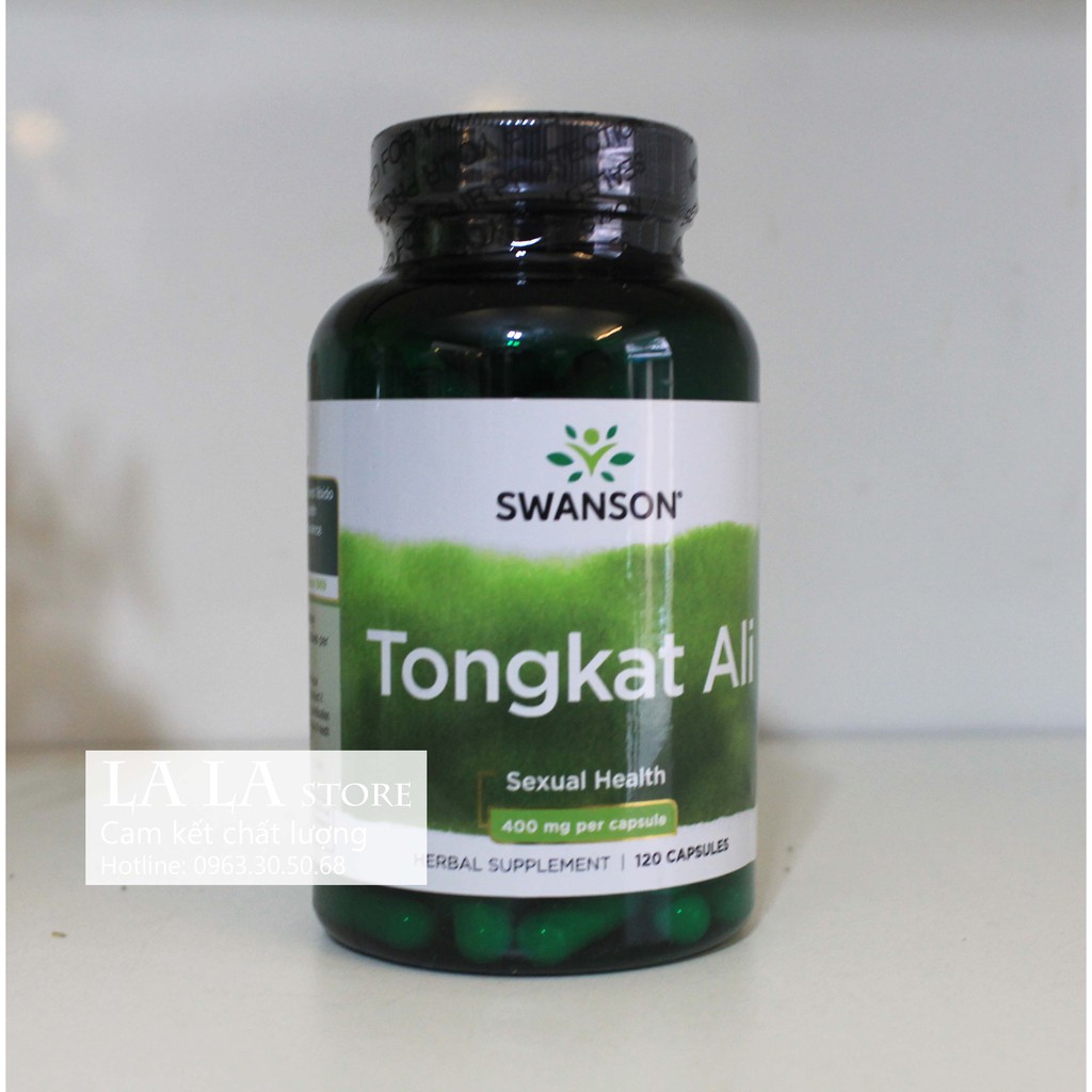 Viên uống Swanson Tongkat Ali bổ thận tráng dương 120 viên