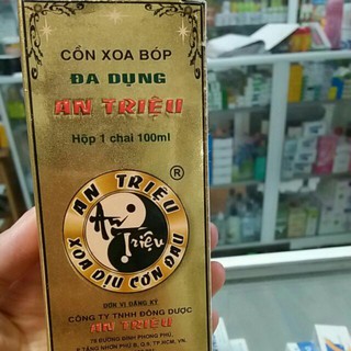 CỒN XOA BÓP AN TRIỆU DẠNG XỊT CHAI 100ml