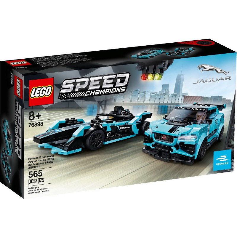 Lego Speed Champions 76898 - Bộ xếp hình Lego Xe Formula E Panasonic Jaguar Racing GEN2 & I-PACE eTROPHY