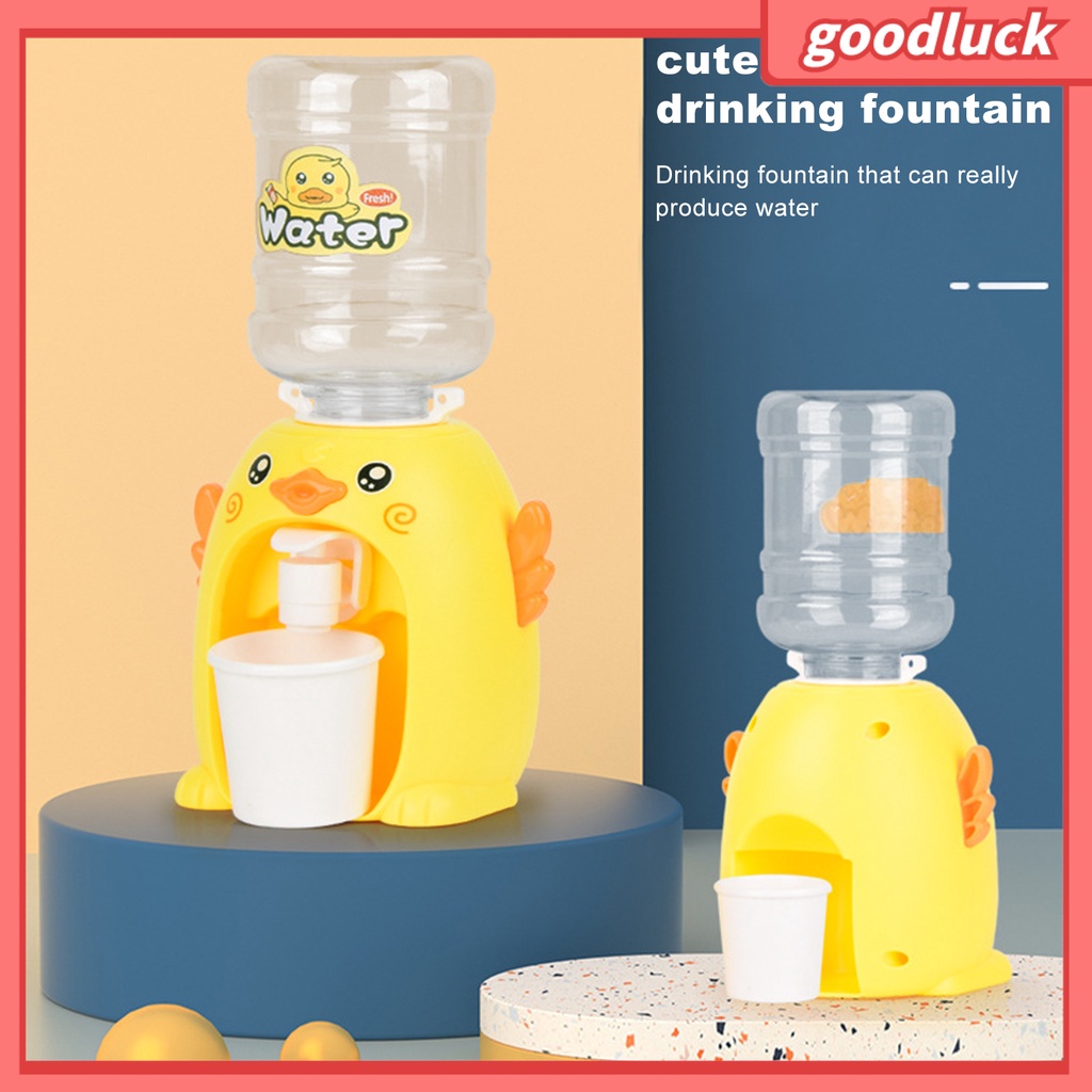 Bình uống nước hình vịt con DIY nhiều màu sắc dành cho nhà búp bê