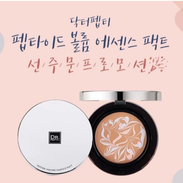 Phấn Tươi Nước Cao Cấp Dr Pepti Hàn Quốc-Chống Nắng Volume essence pact SPF 50 + PA+++